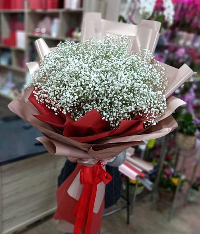 Букет цветов из: Гипсофила в Восток